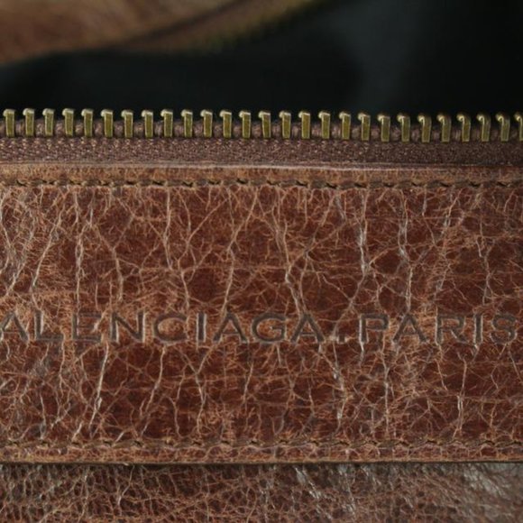 Balenciaga Brown Leather The Sunday Tote 61bl55s - Picture 3 of 12